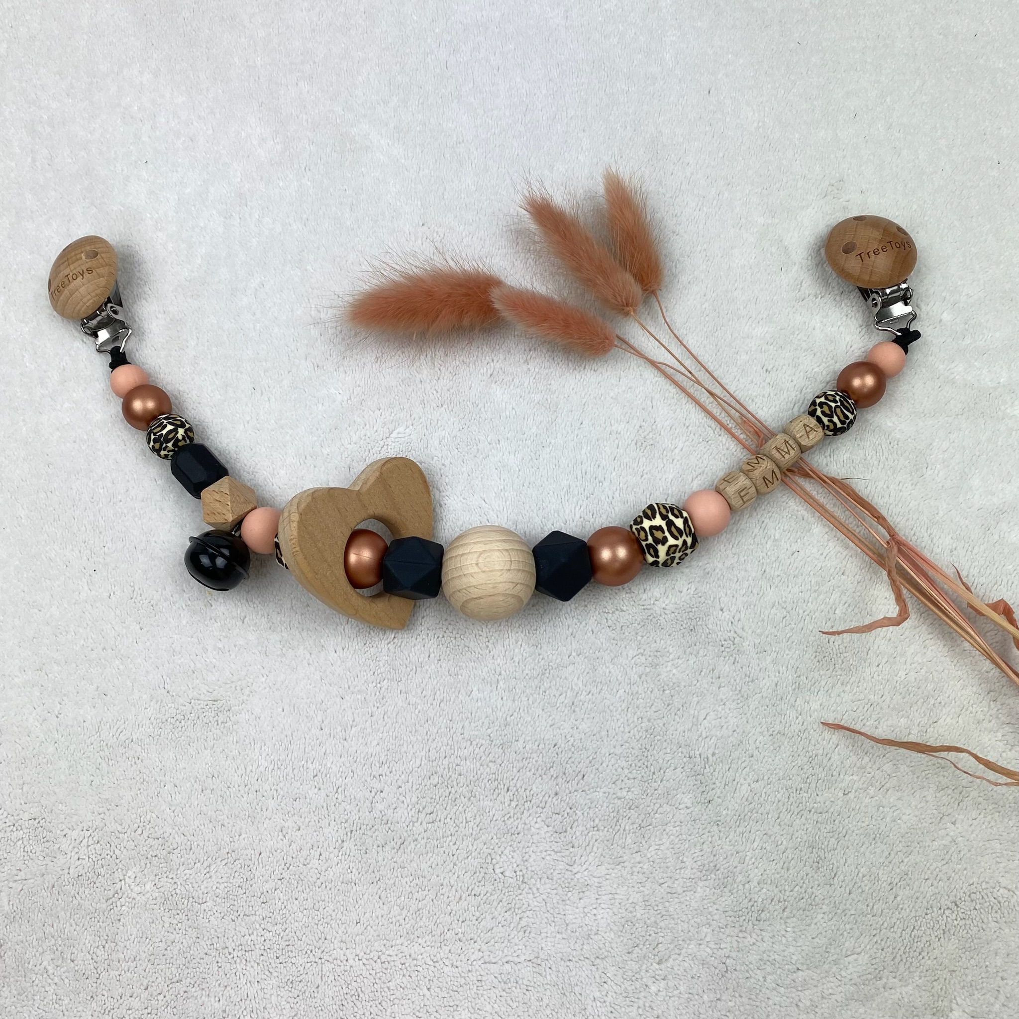 Wagenspanner met naam ~ Panter zwart