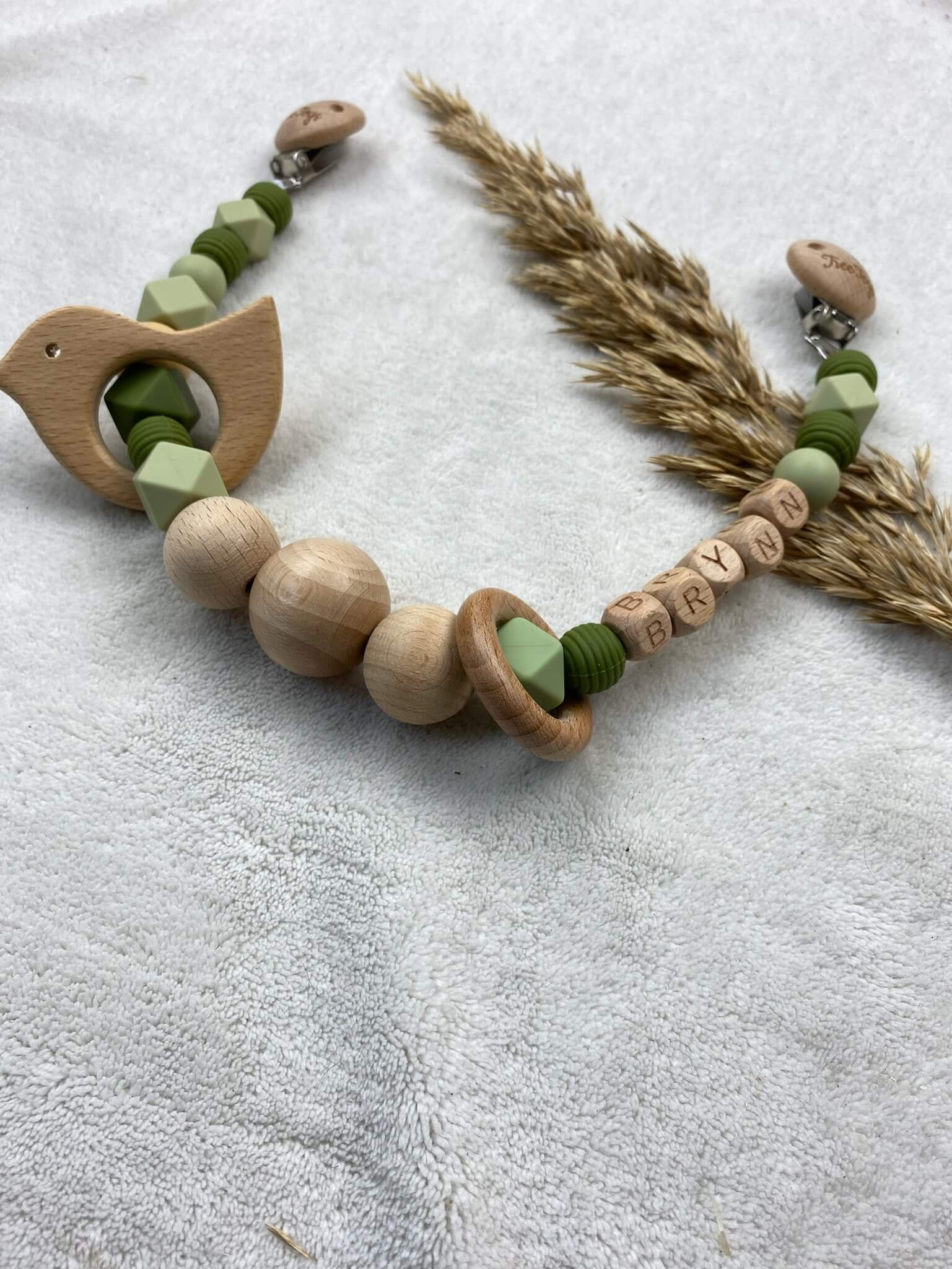 wagenspanner met naam voor kinderwagen baby