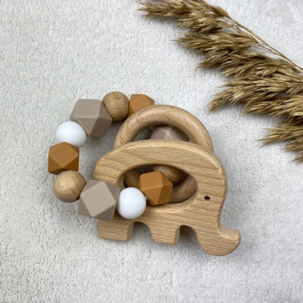 Wagenspanner met naam ~ Caramel taupe - Afbeelding 4