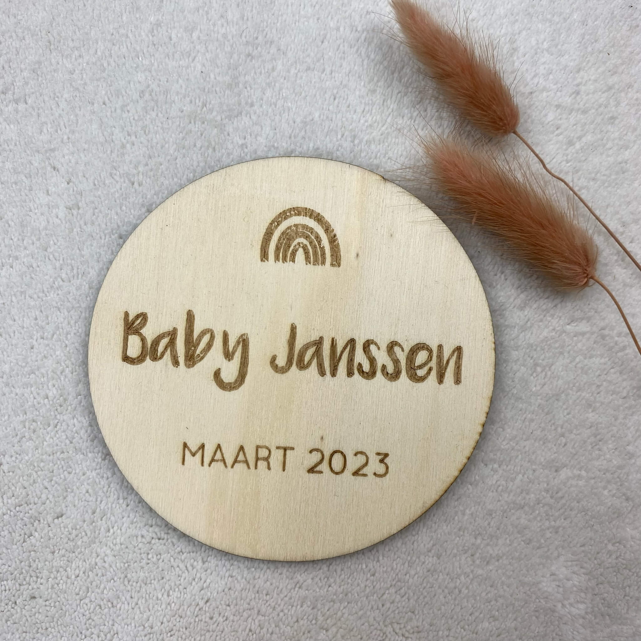 Geboortebordje ~ Personaliseer zelf
