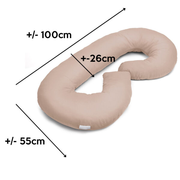 Zwangerschapskussen beige 2