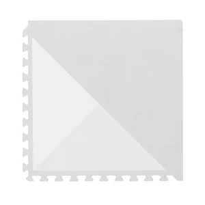 Wit met grijs puzzelmat voor kinderen