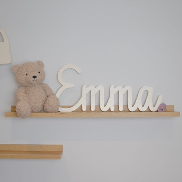 Houten naam bord Emma